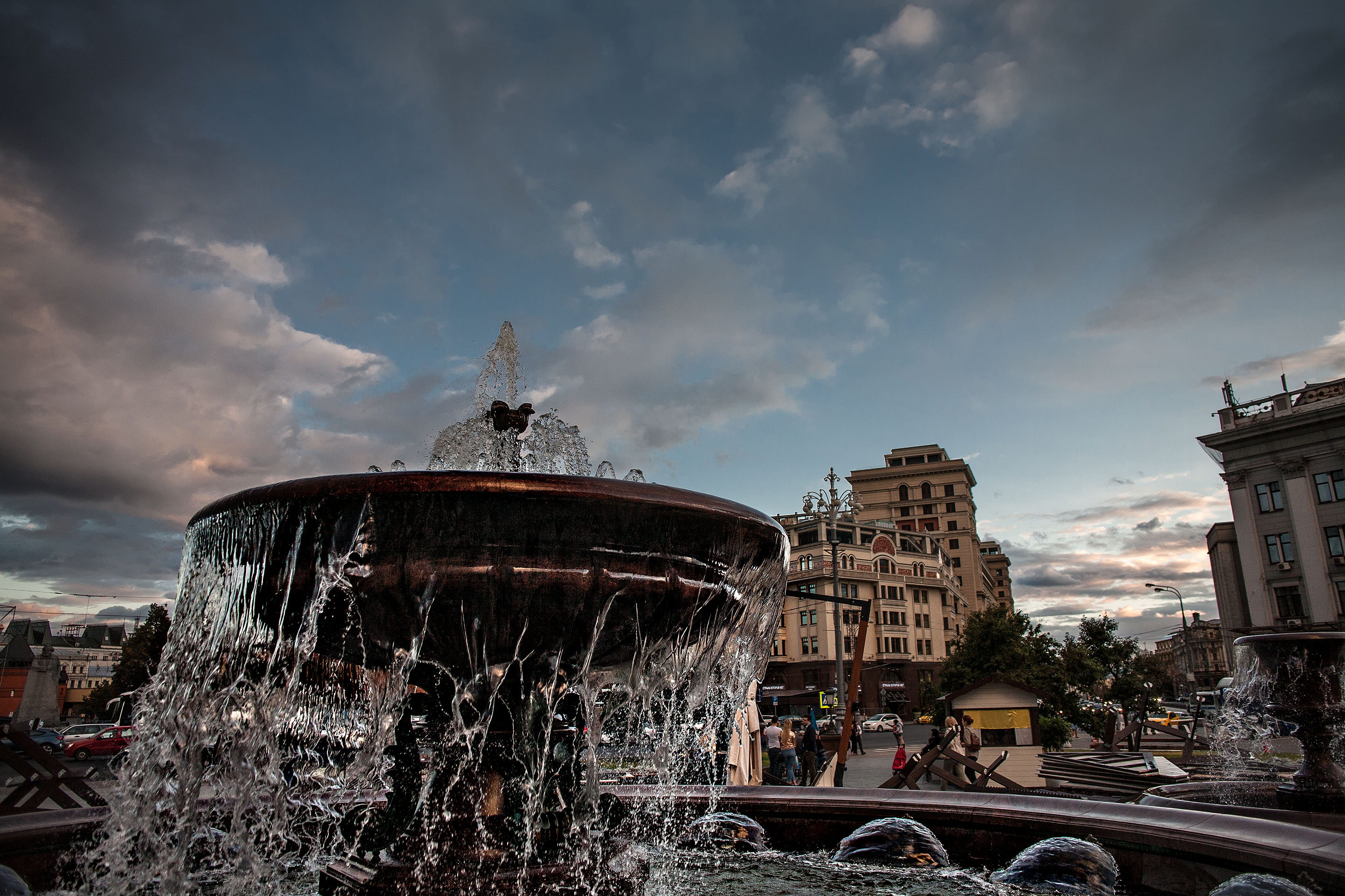 Bolshoi theater fountain, Moscow