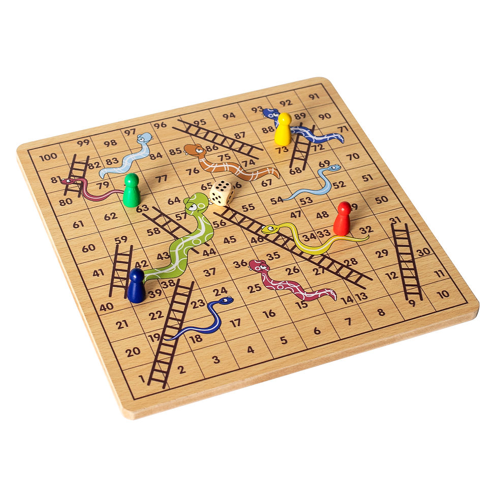 Thumbnail: Wooden Snakes & Ladders