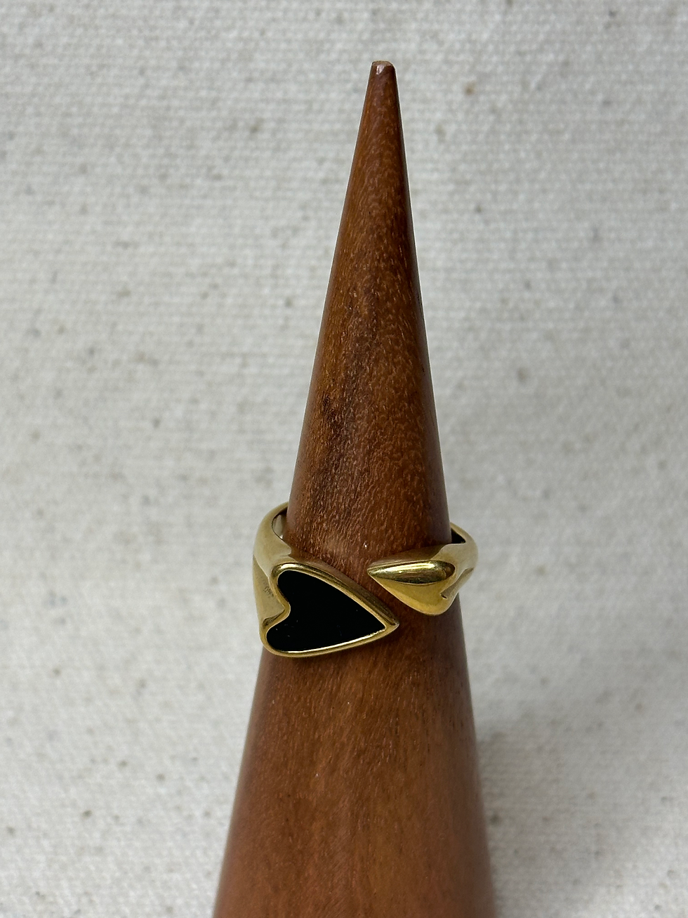 Thumbnail: 18K Gold Plated Stainless Steel Woman Gold Open Ring