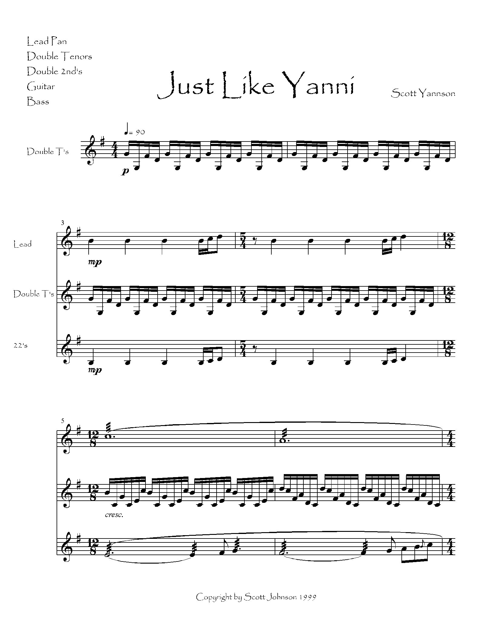 Just Like Yanni