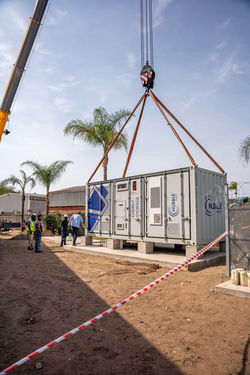 Nutrapharm - Sunbird Solar & Hubble Energy installation - Container BESS solution