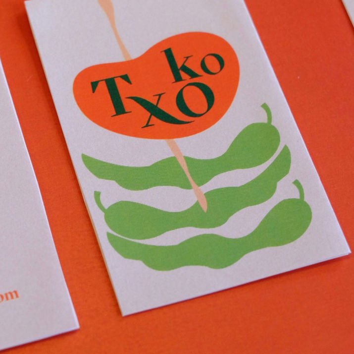 txoko - pintxos bar. 
we made the visual identity for the bar focussing on the different pits styles you can get. the design should be playful as the pintos design.  we made different illustrations, that surround the logo design, menu card, and business cards for the restaurant. food design - graphic design - illustrator 
basque design - scandinavian design - spain. 