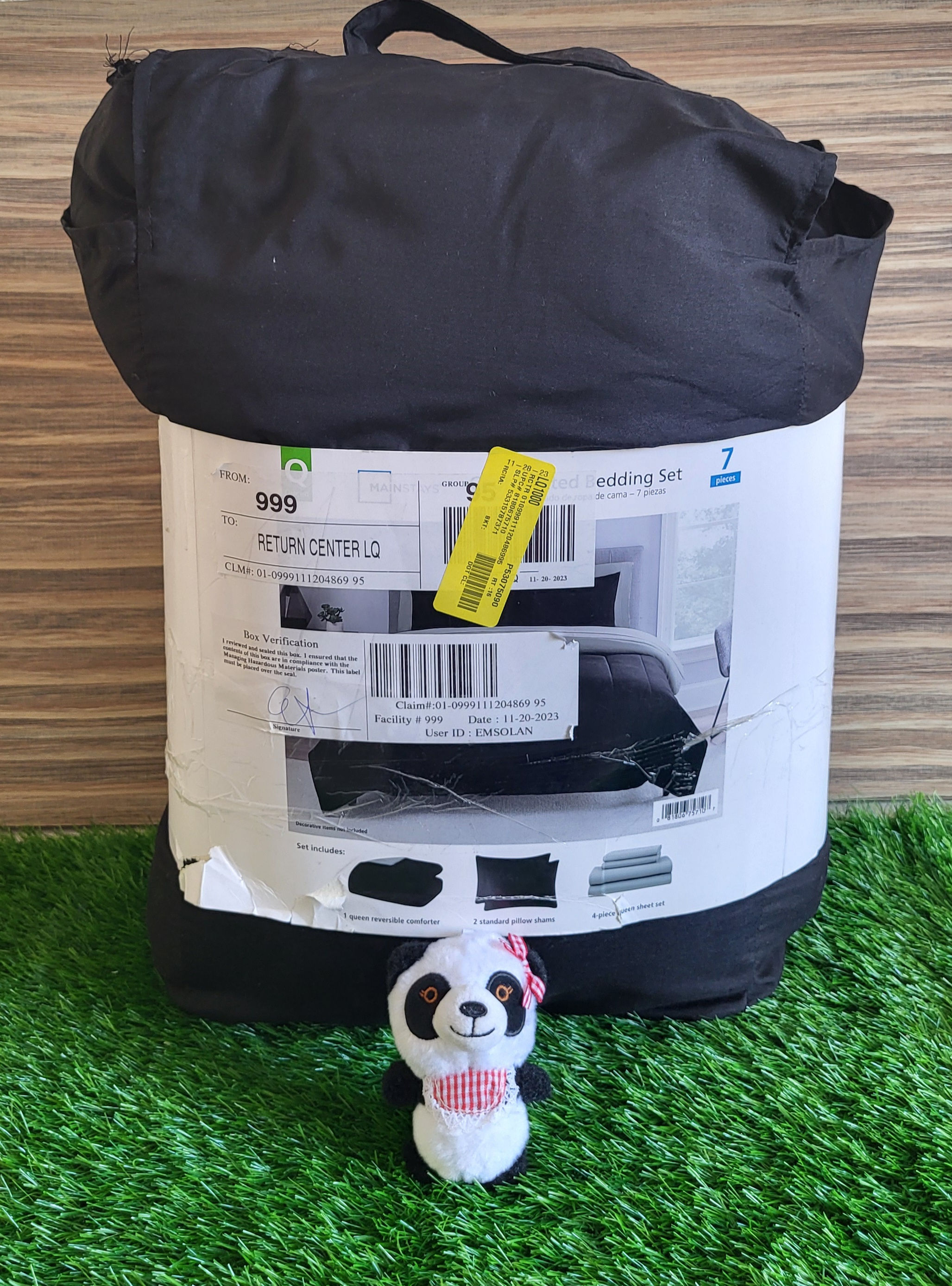 Colcha Negra Queen Size con juego sabanas