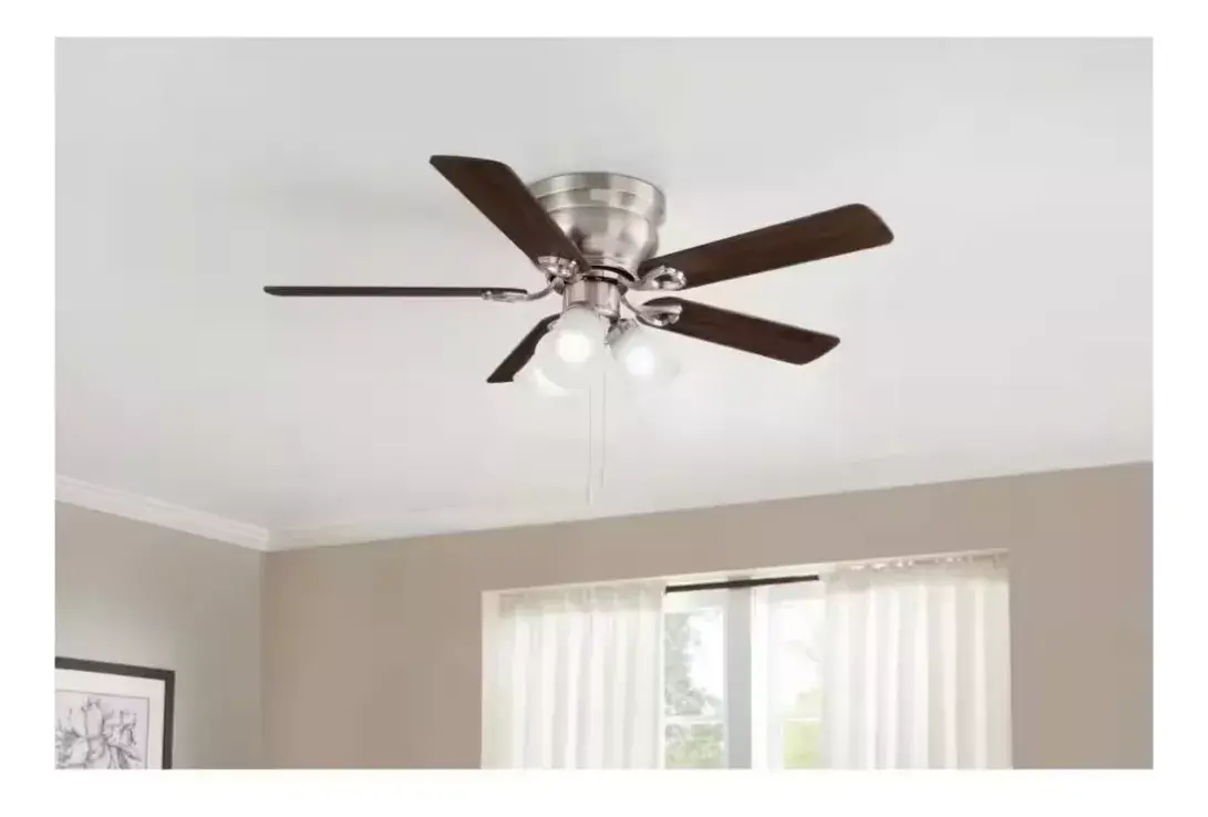 Ventilador De Techo Clarkston Ll, Plateado 44 In