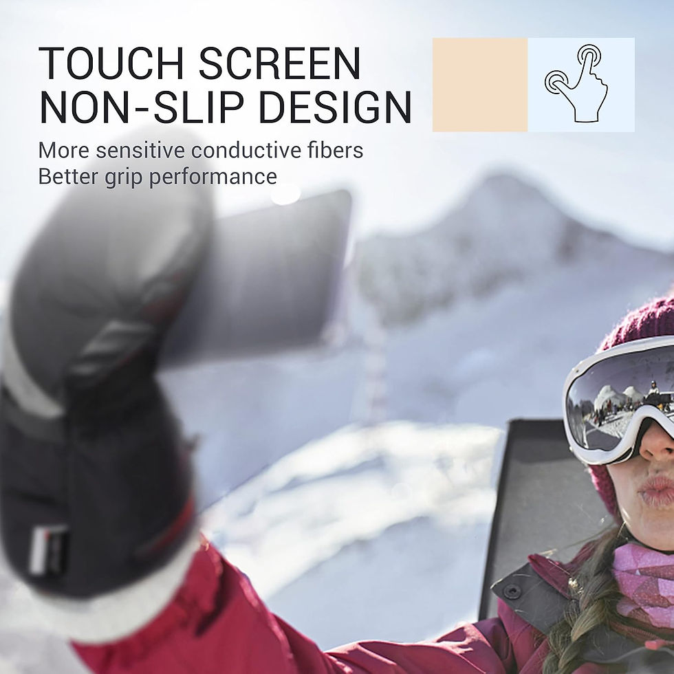 RoyalRose Guantes calefactables hombre y mujer talla M