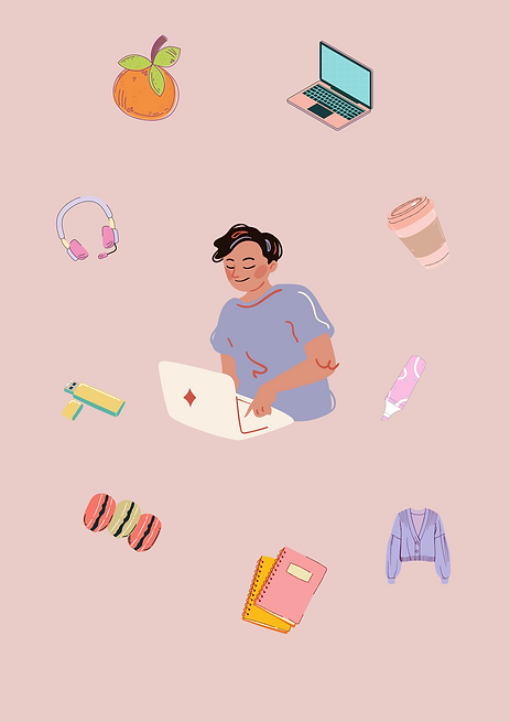 Study Survival Kit Illustration Poster.png