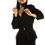 Прев'ю: JERSEY JACKET WITH HOOKS BLACK