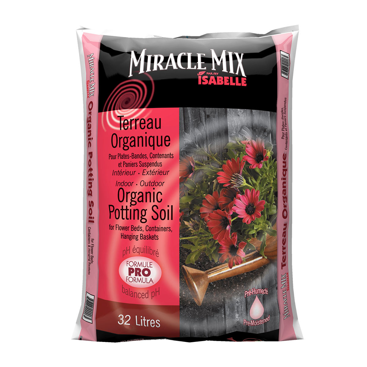 Miracle Mix Organic Potting Soil For Containers/Hanging Baskets & Flower Gardens