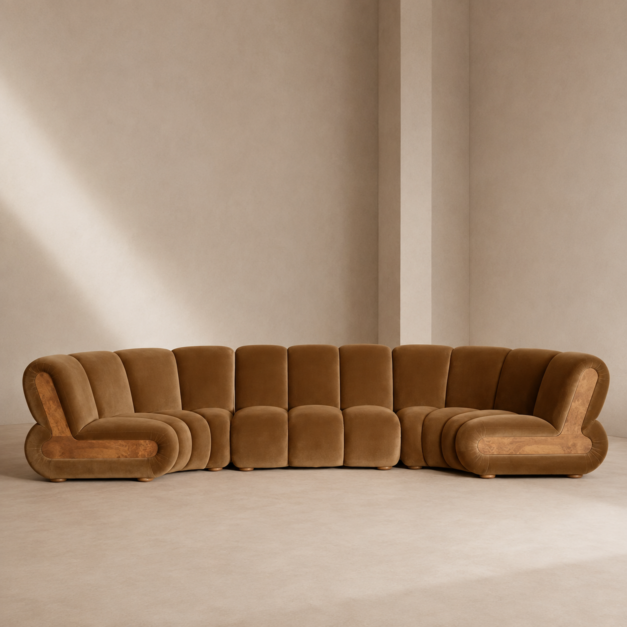 Noelle — Curved Modular Sofa