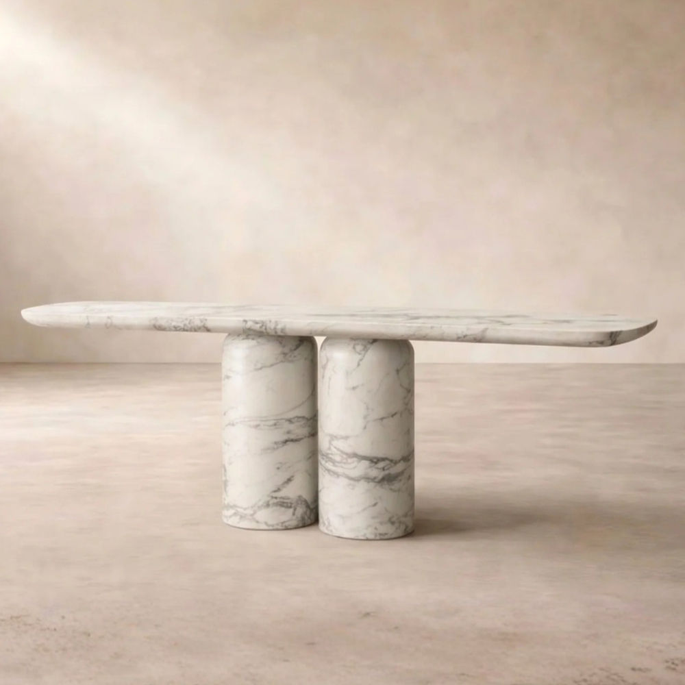 Solenne — Marble Console Table