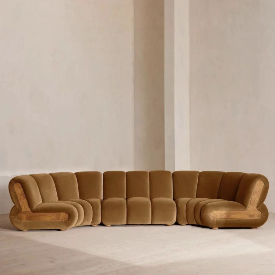 Noelle Curved Modular Sofa