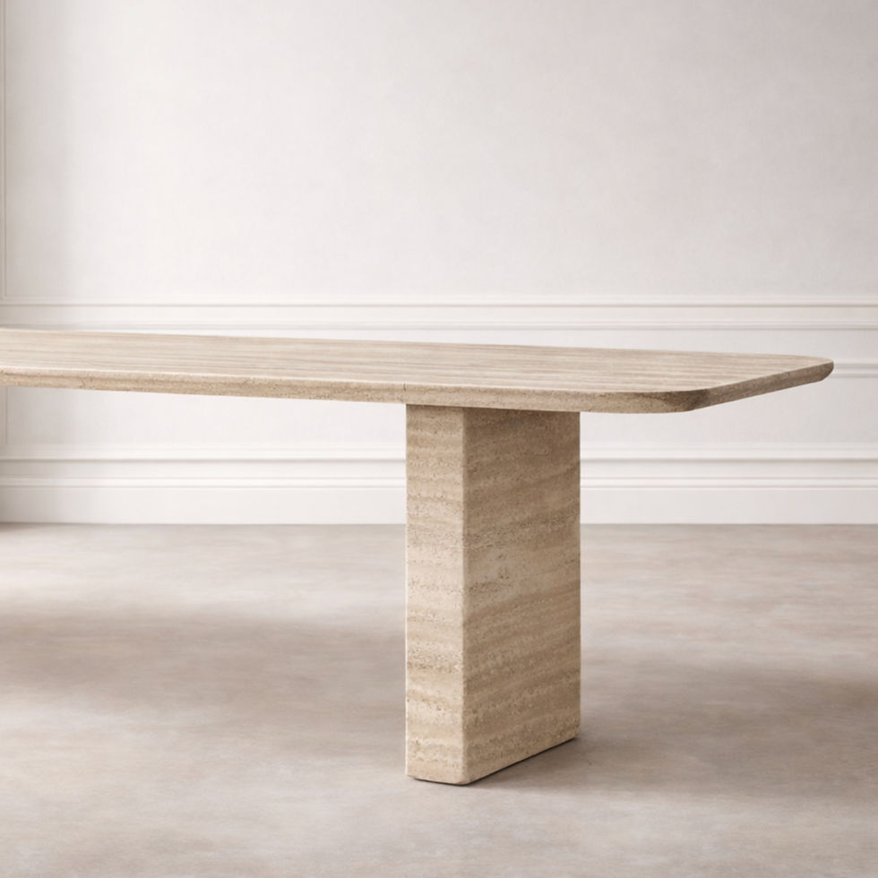 Thumbnail: Siena — Travertine Dining Table