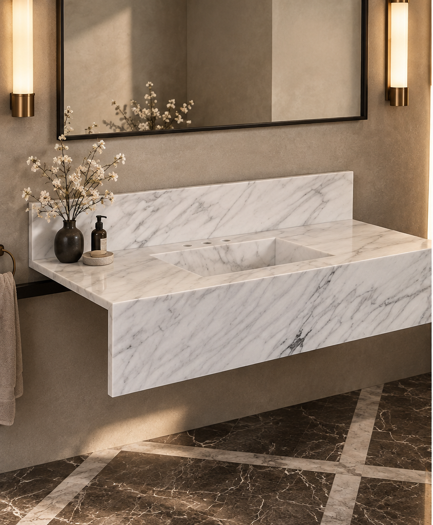 Pia Luxury Marble Vanity Sink