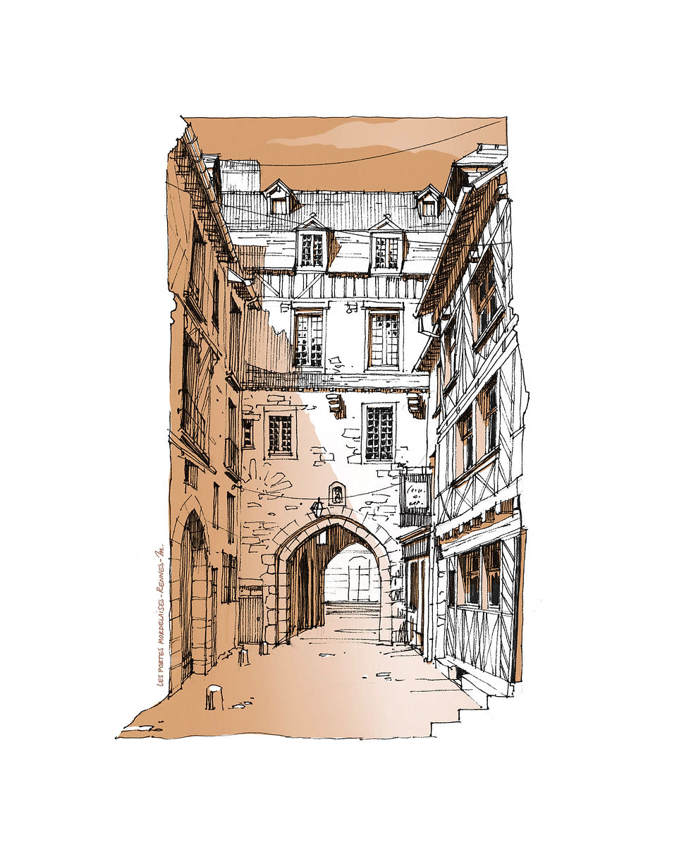 Illustration portes Mordelaises Rennes.
