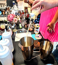 Mobile mixology class for bachelorette party near Atlanta, GA