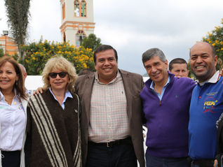 Con total encanto el Cauca recibió la caravana por la Paz.