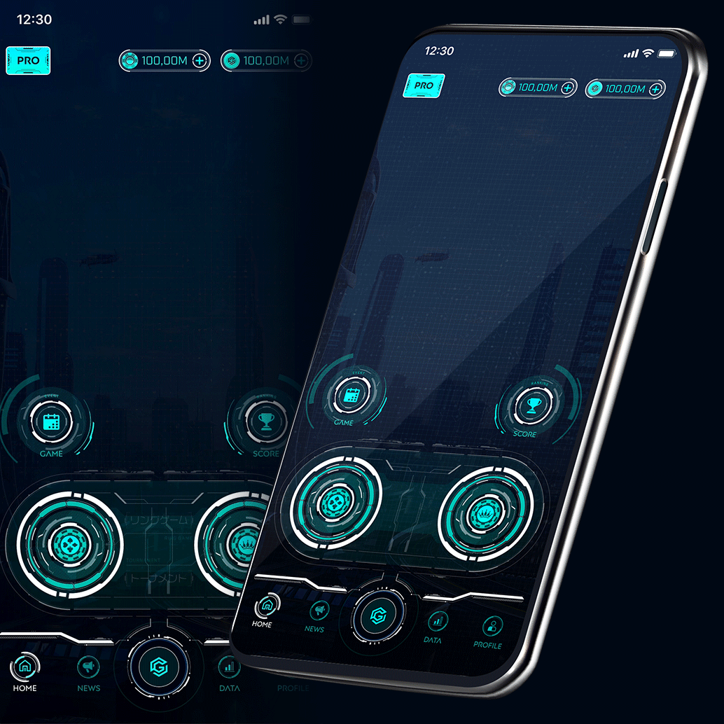 UI Design ｜ スマートフォンゲームアプリのUIデザイン