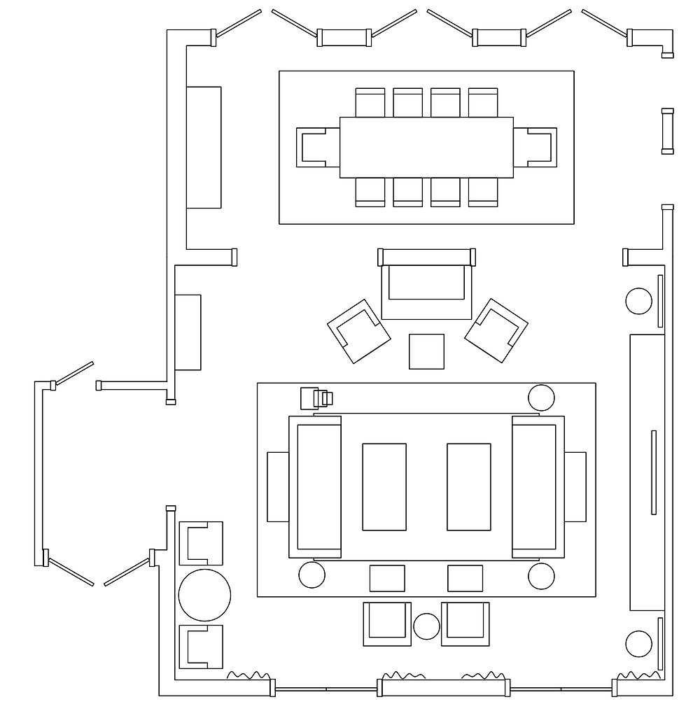 Living Room & Dining Room