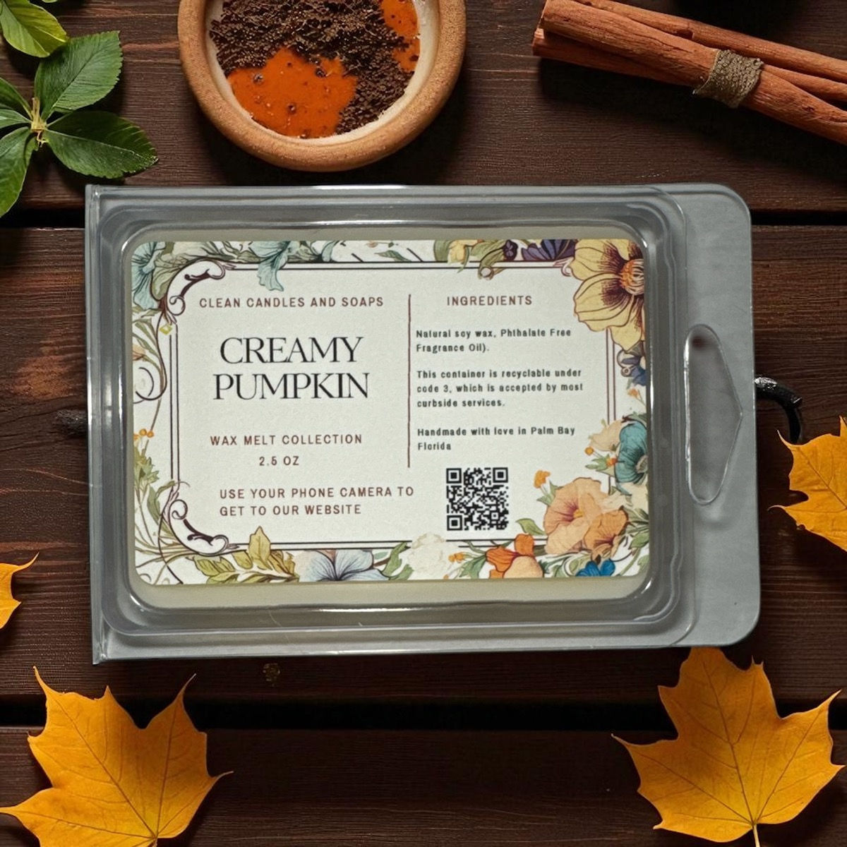 Creamy Pumpkin | Wax Melt | 2.6 oz