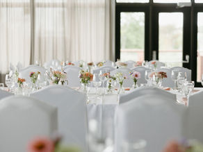 Wedding setup at Sackawa Canoe Club