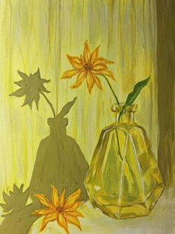 Untitled (2023). Acrylic on Canvas, 32 x 40 cm.