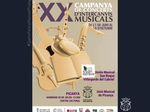 Concert de la Unió Musical de Picanya i Unió Musical San Roque de Villargordo del Cabriel