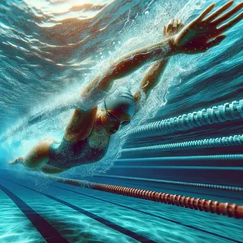 Woman Swimming