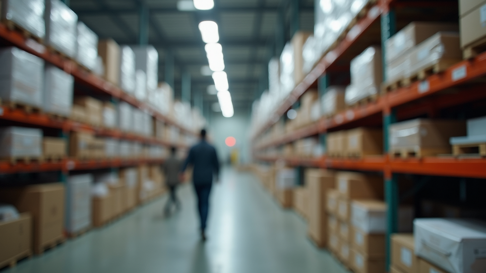 Close-up view of a wholesaler's quality assurance process in action