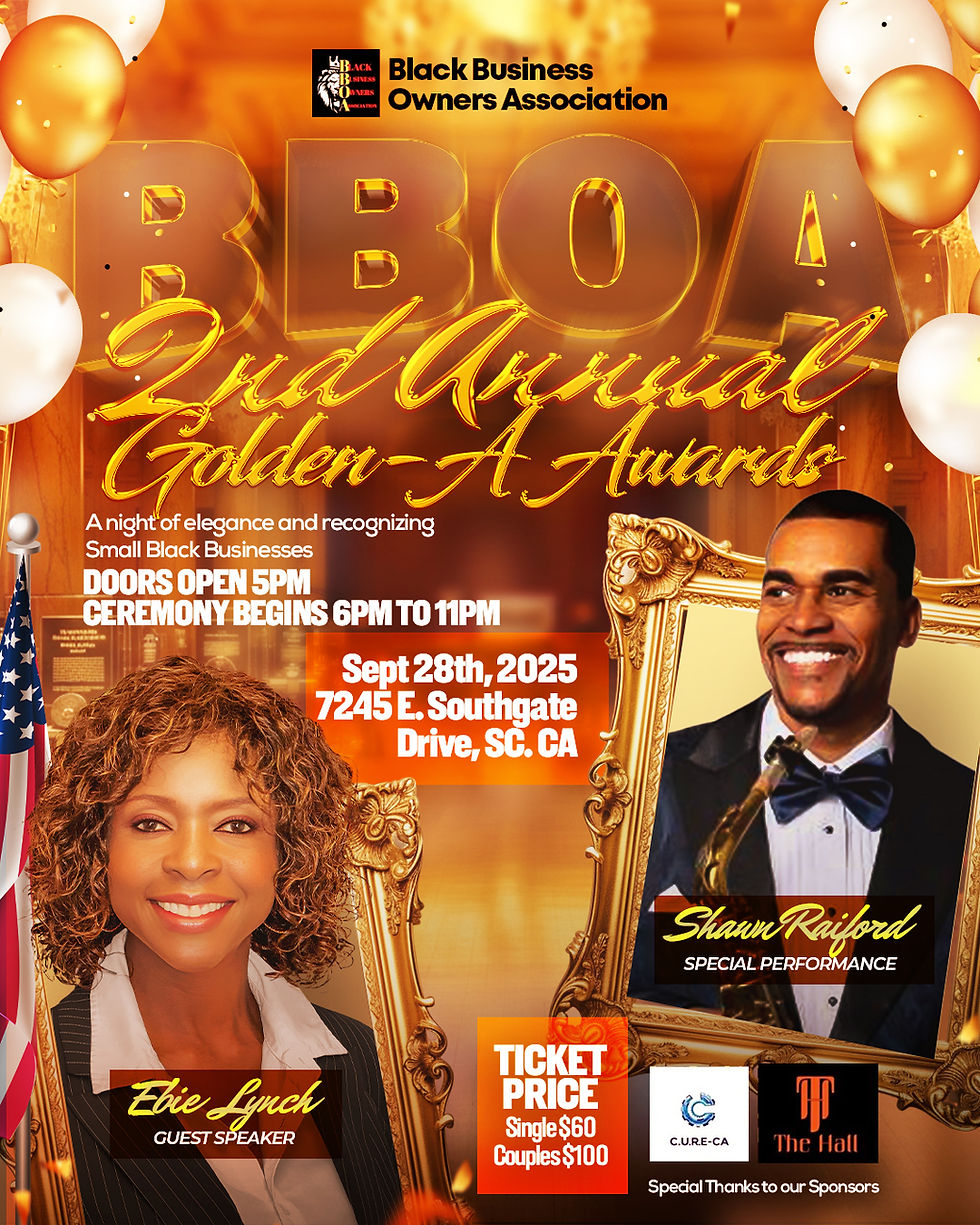 BBOA AWARDS EVENT POSTER