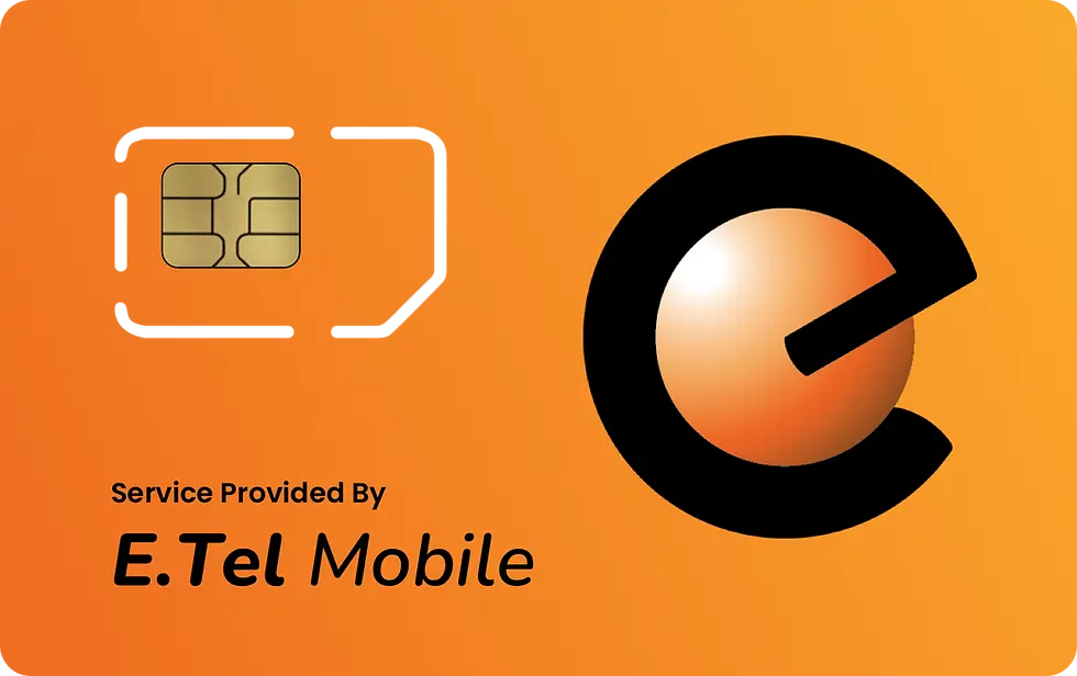 E.Tel SIM card for affordable mobile plans