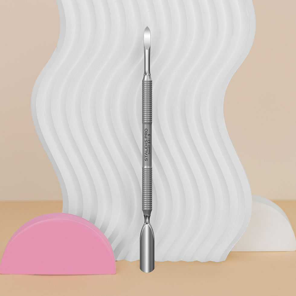 Thumbnail: STALEKS Manicure pusher EXPERT 51 TYPE 3(rounded wide pusher and nail cleaner)