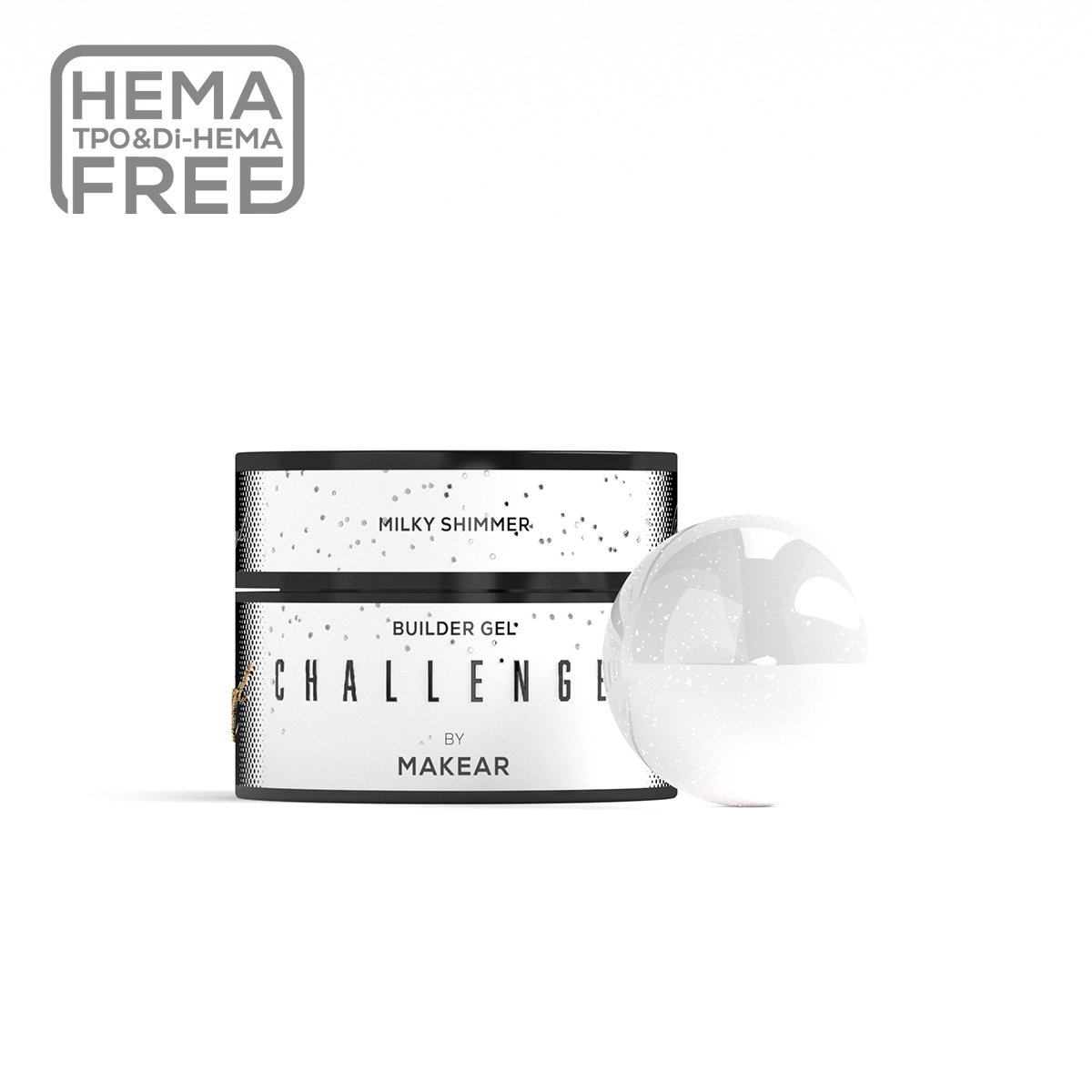 MAKEAR Challengel Shimmer Milky HG11 BUILDER GEL 50ml