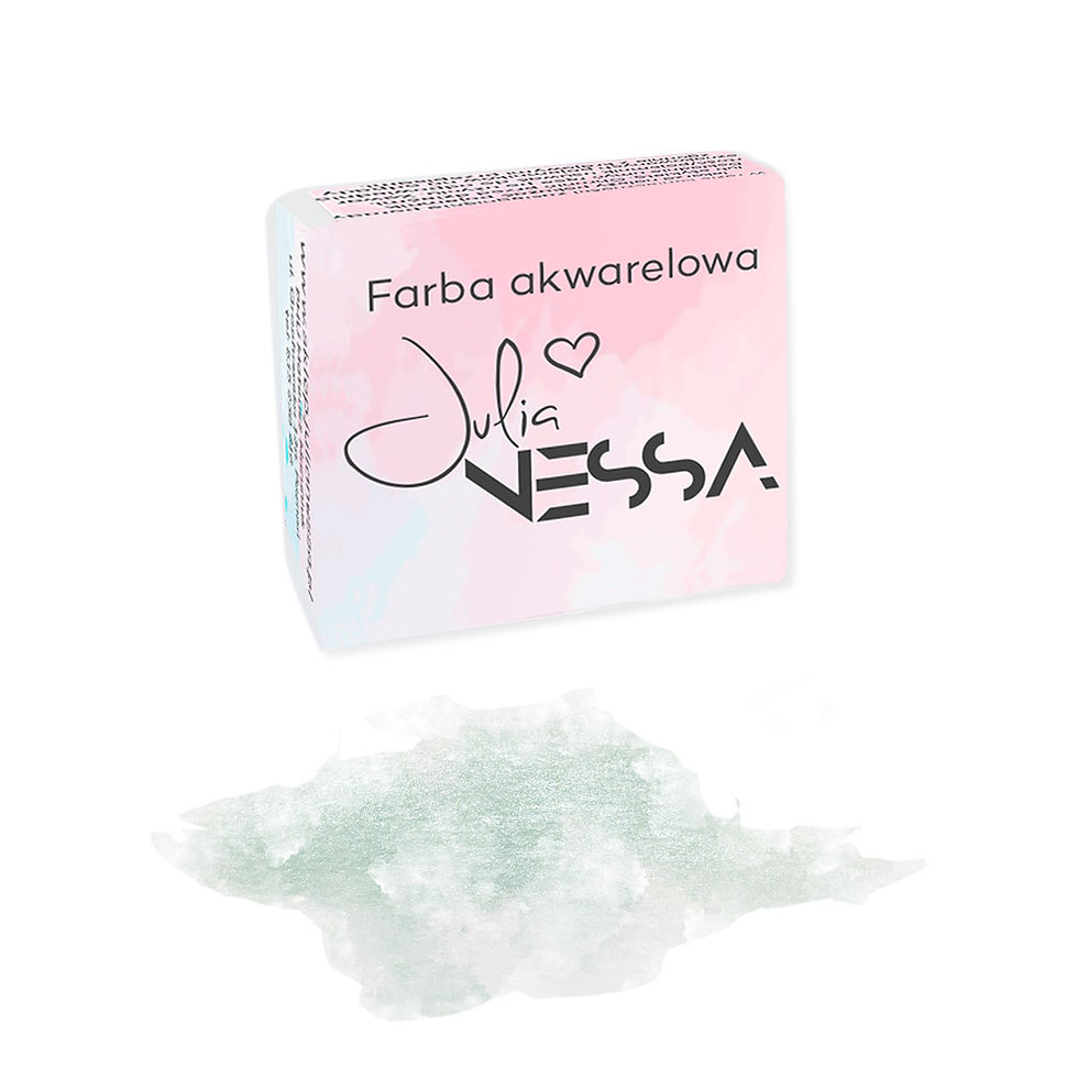 AquaNess glitter mint watercolour 1.5ml