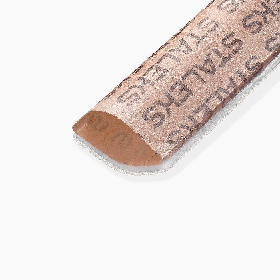 Thumbnail: STALEKS White disposable papmAm files (soft foam layer)EXPERT 20 180grit