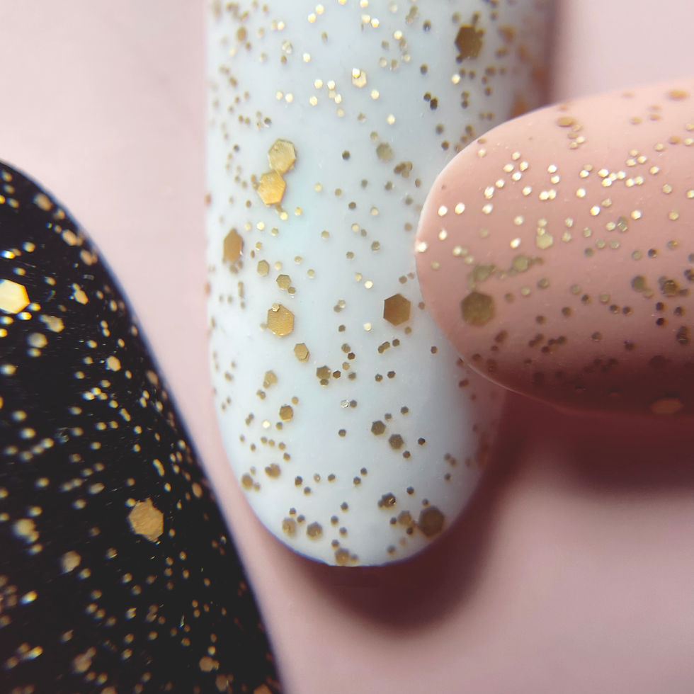 Thumbnail: NORIKO GlamVELVET Gold Top Coat MATTE 15ml