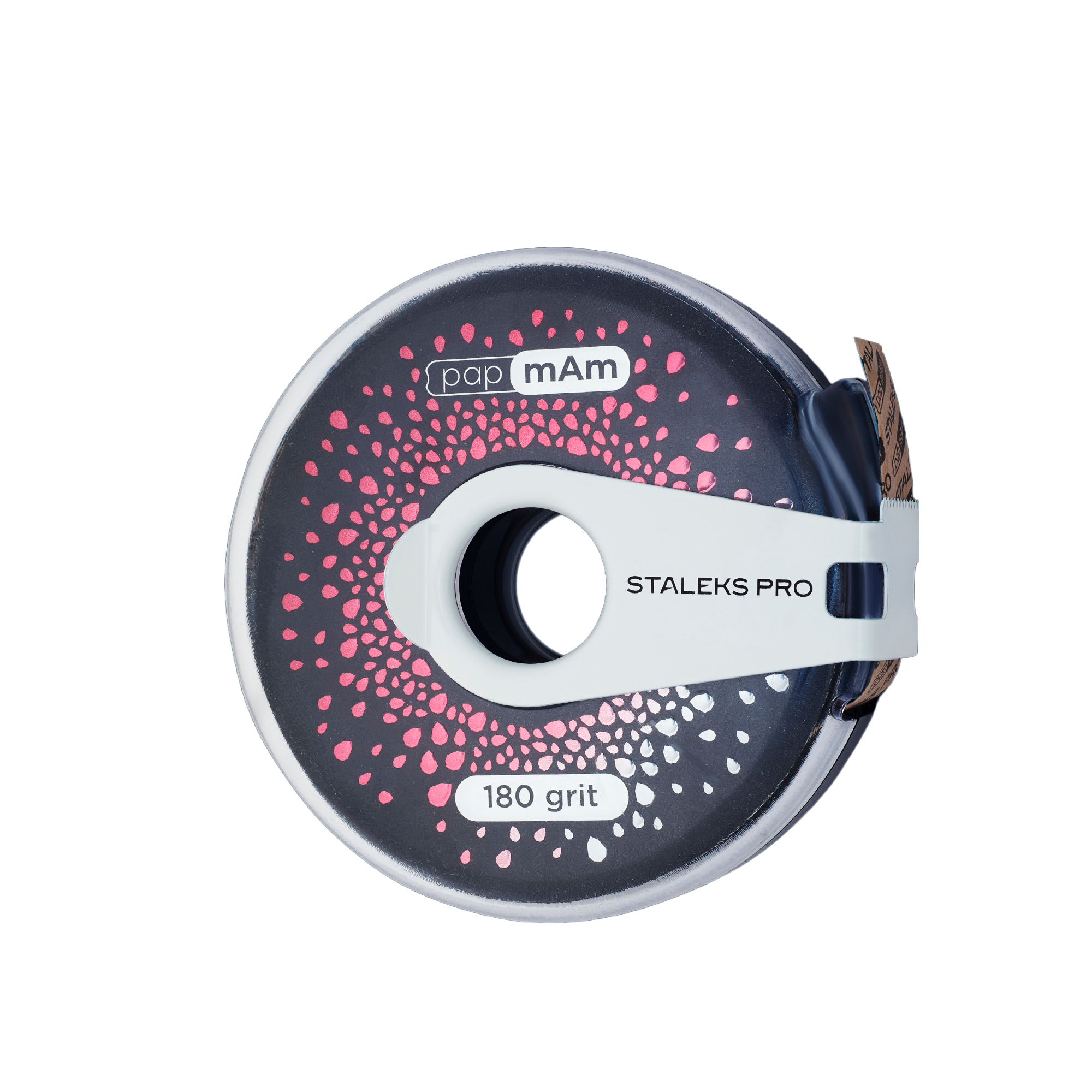 Nail file refill roll papmAm in a plastic case Staleks Pro Exclusive 180