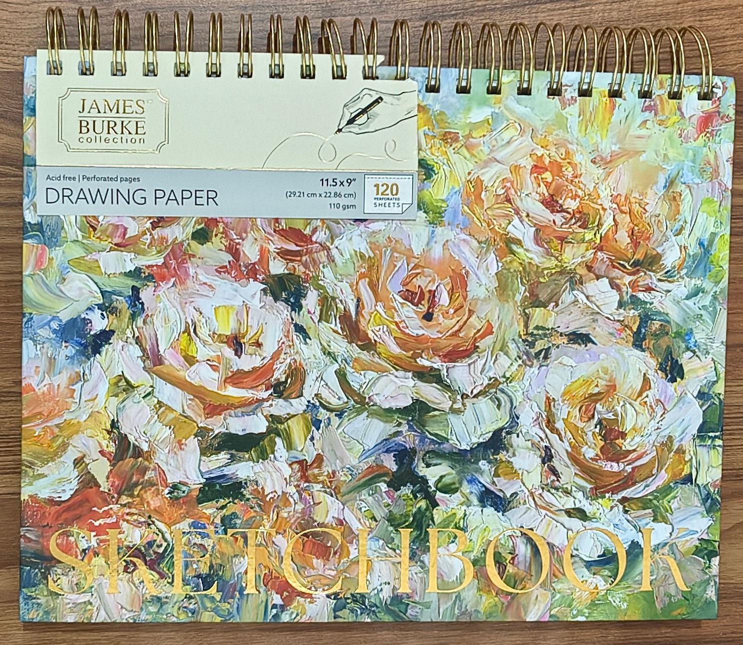 [JAMES BURKE] Sketchbook 11.5in x 9in