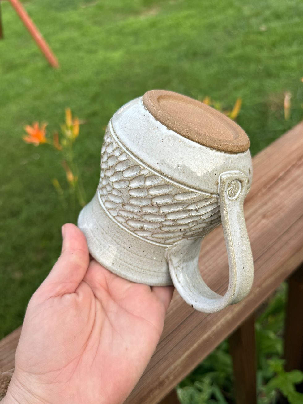 Thumbnail: White Textured Mug