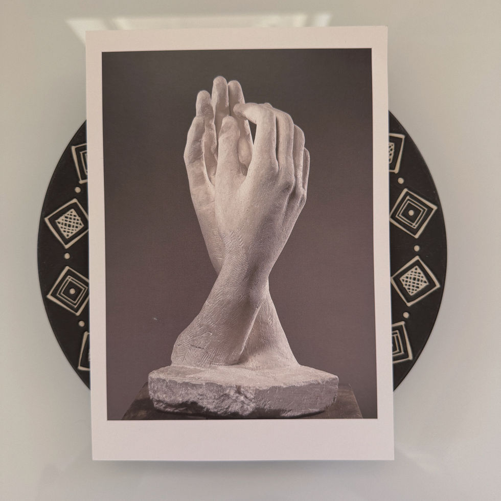 "The Cathedral" postcard from Musée Rodin