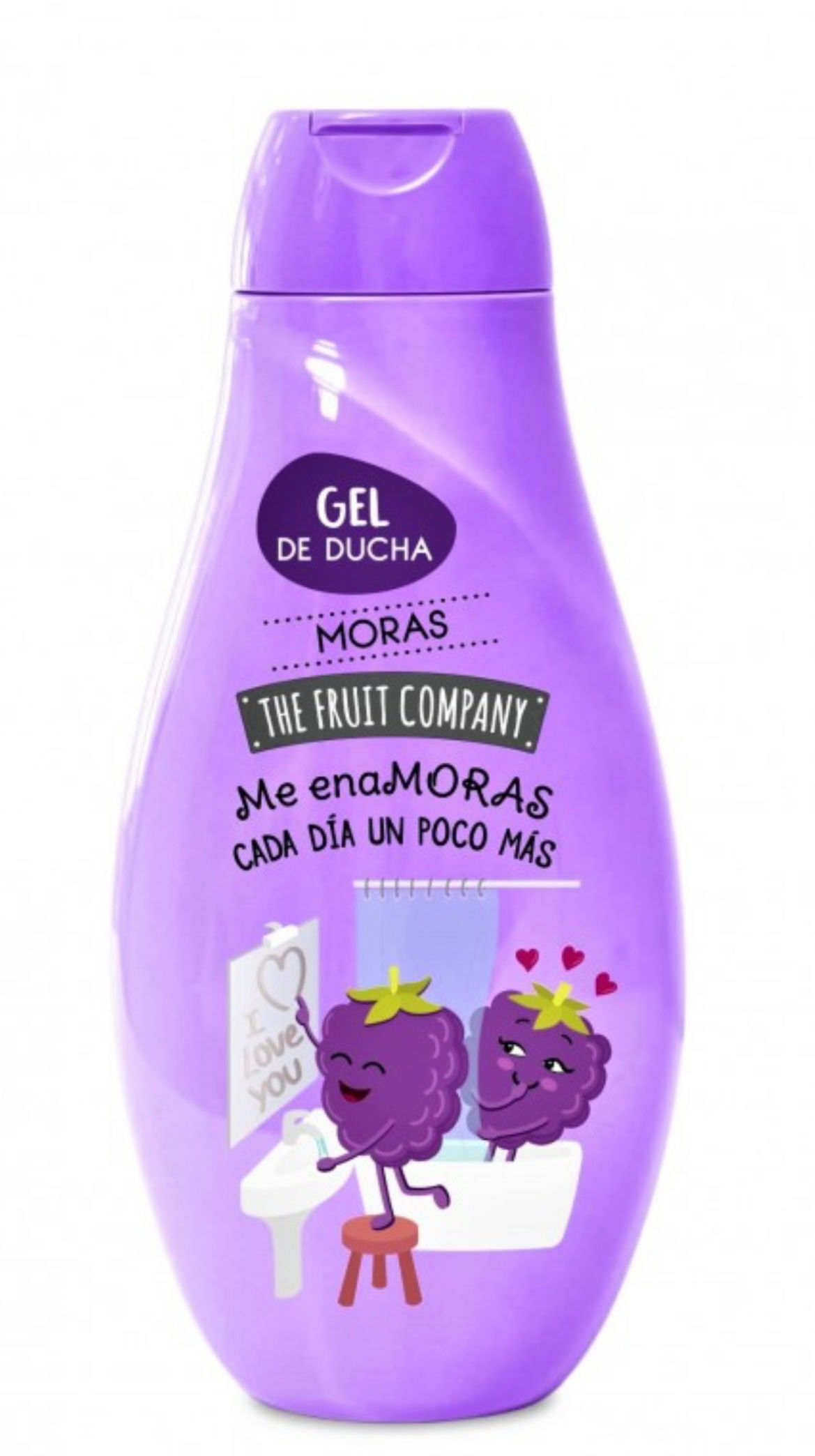 gel douche à la mûre the fruit company
