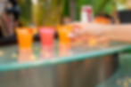 Birthday party photographer captures colorful rimmed shots.