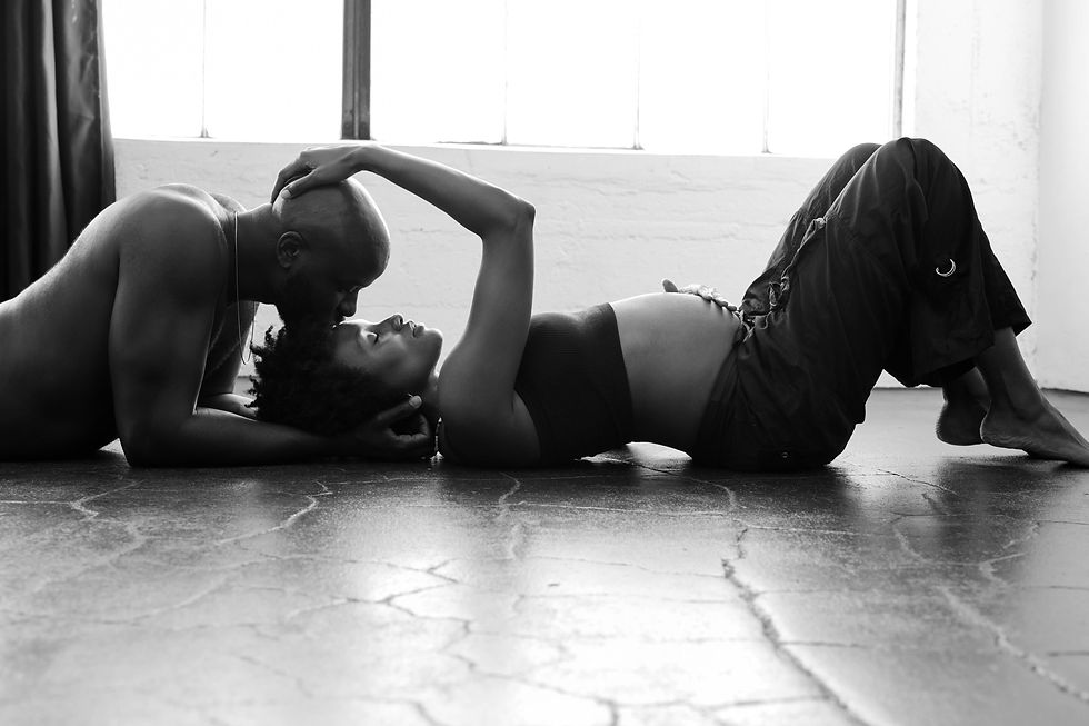 Maternity photographer Orange County session with couple.
