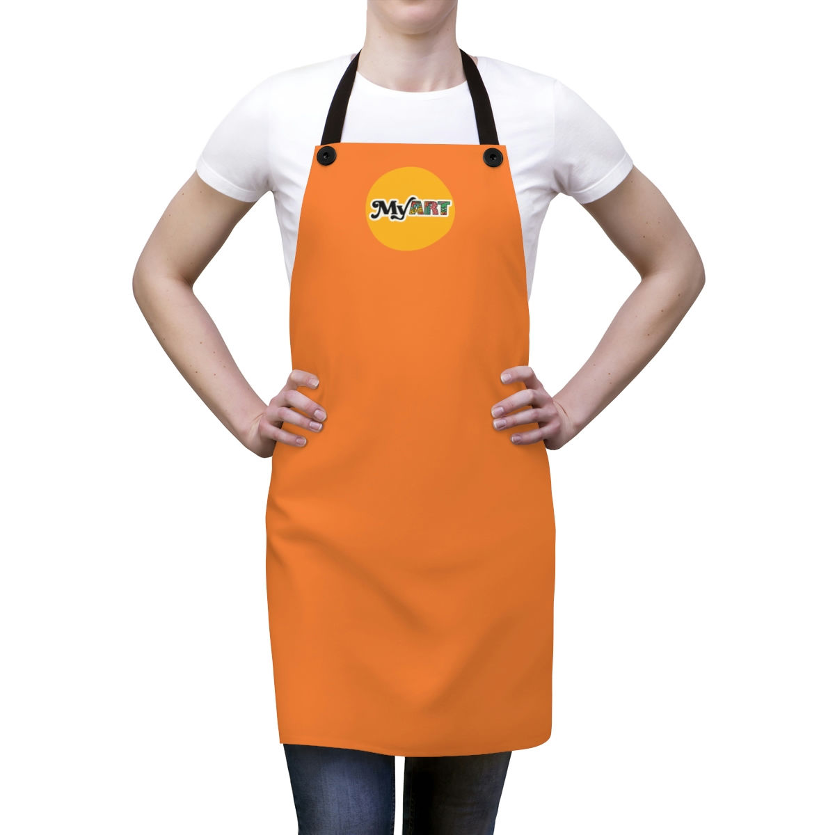 Orange MyArt Apron