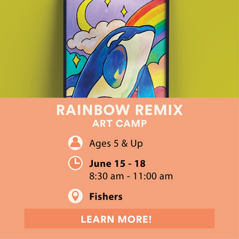 Rainbow Remix Art Camp
MyArt Fishers
June 15 - 18, 2026
