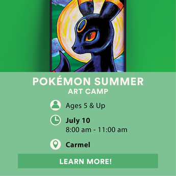Pokemon Summer Art Camp
MyArt Carmel
July 10, 2026