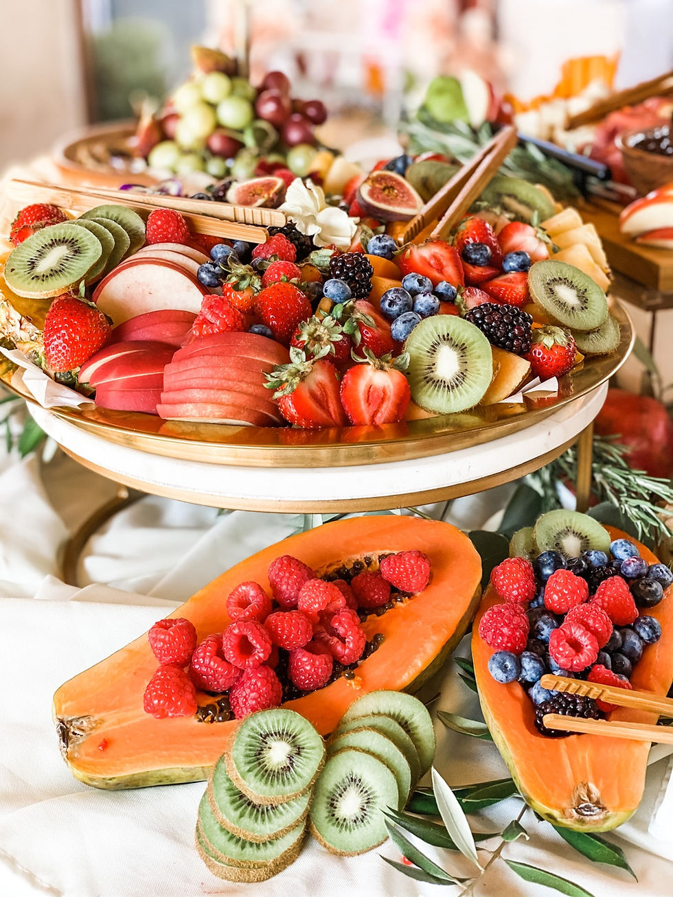 Thumbnail: Seasonal Fruit amd Crudites boards 