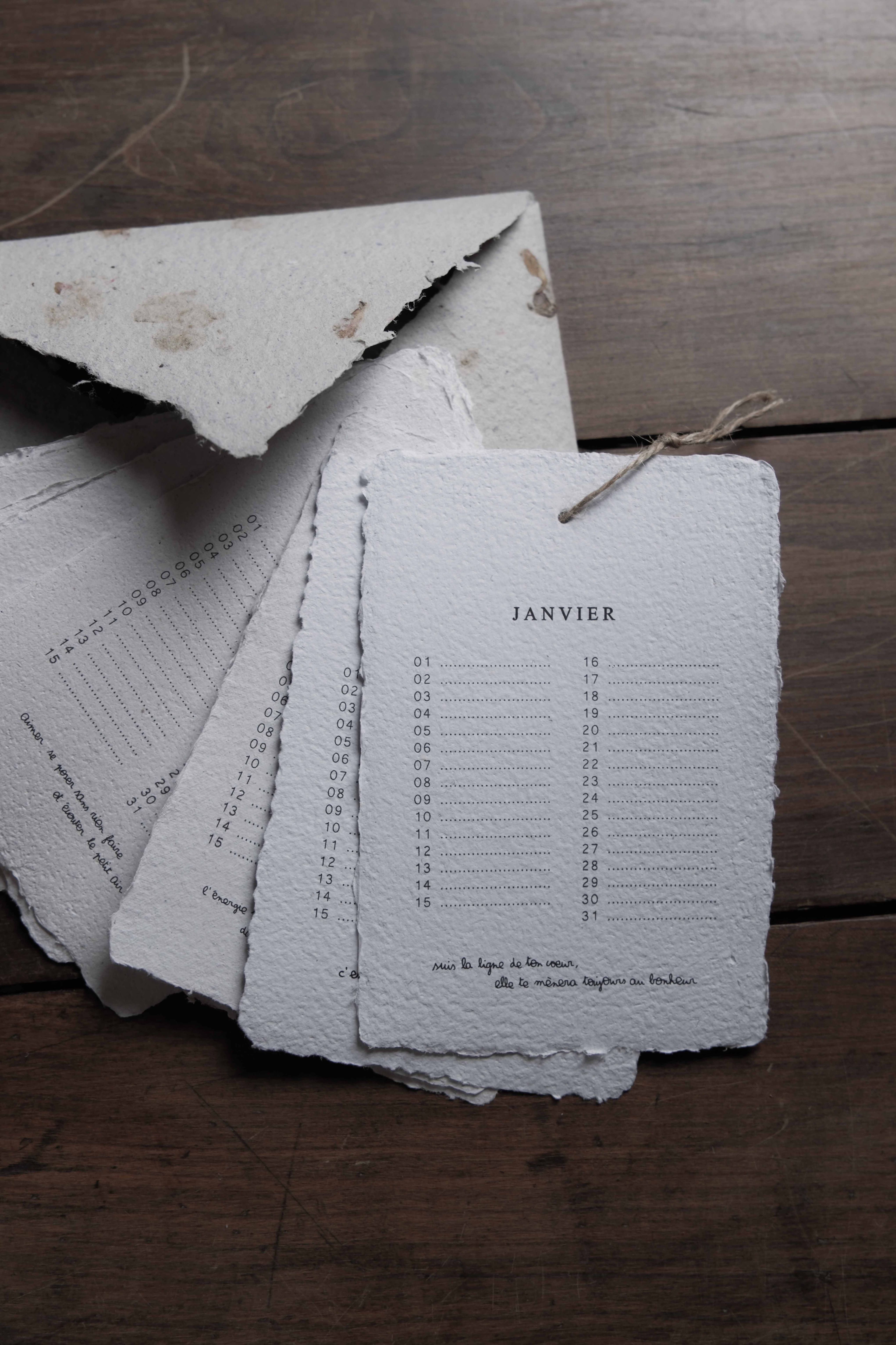 Calendrier perpétuel ligné