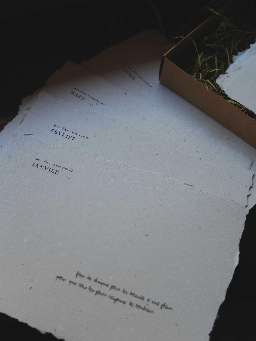 Miniature : Calendrier artisanal