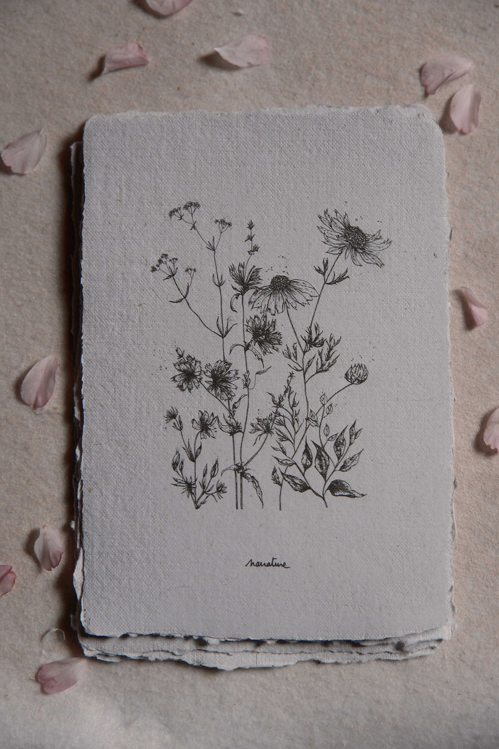 Miniature : Carte artisanale Herbier /  Vagabondes - 8