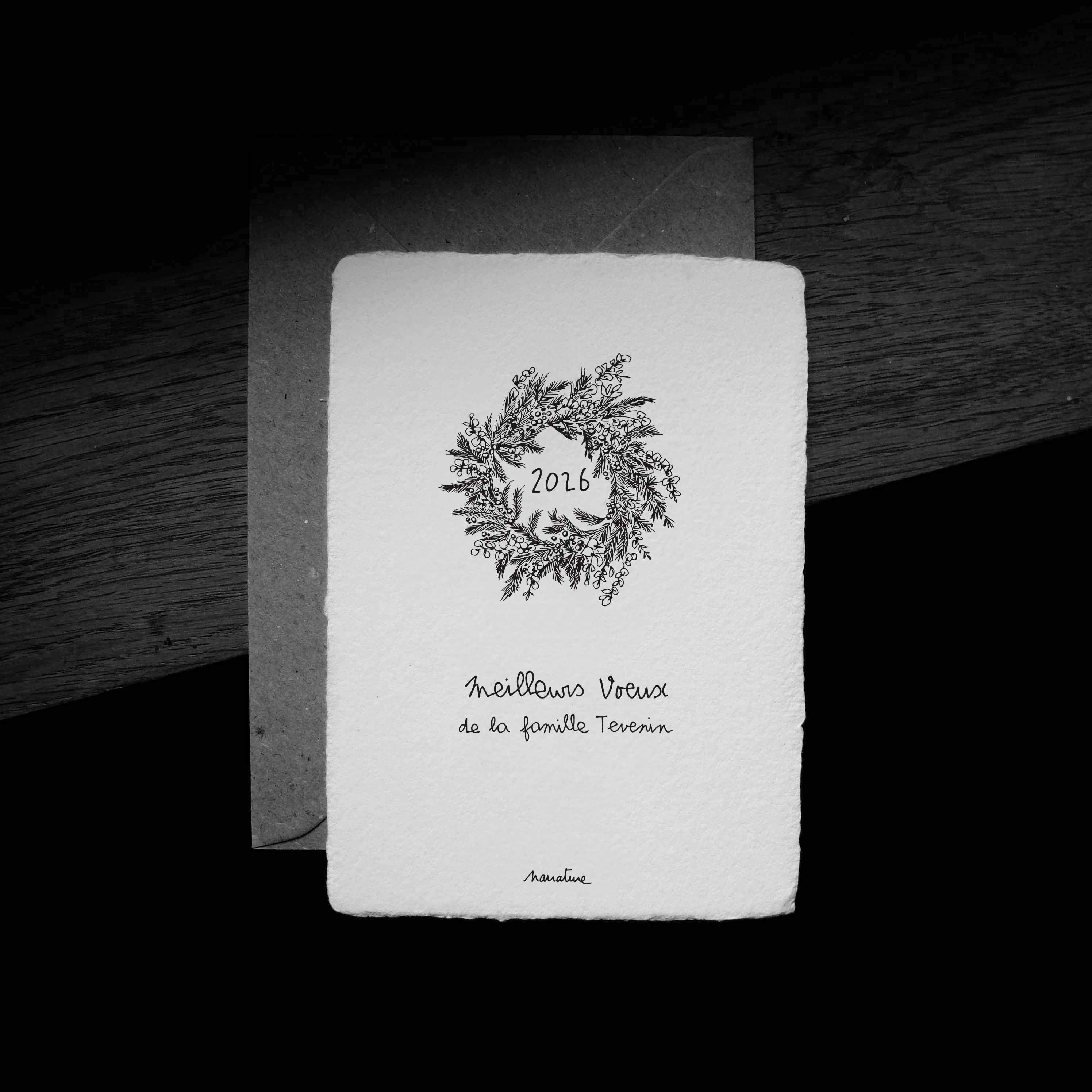 Meilleurs Voeux - Famille personnalisée